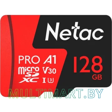 Карта памяти Netac P500 Extreme Pro microSDXC 128GB NT02P500PRO-128G-S